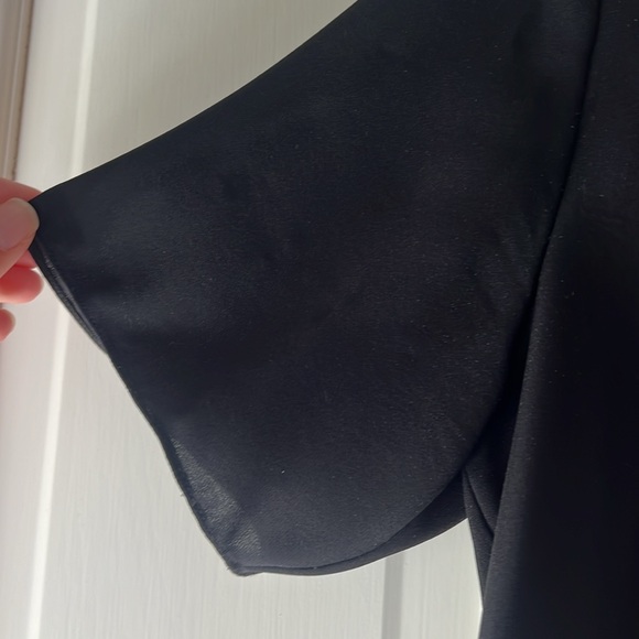 Theory chiffon black tee - Picture 3 of 4